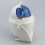 Wit scheepskompas met LED-verlichting en magnetische afstelling. 3