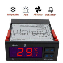 STC-9200 Digitale temperatuurregelaar/thermoregulator met ontdooifunctie, ventilator en alarmfunctie.