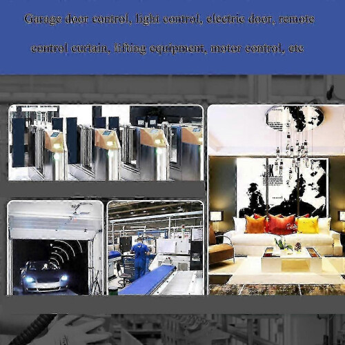 Relais de commande à distance sans fil AC220V~380V 315/433MHz 2