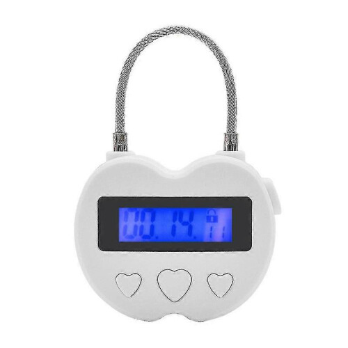 Smart Time Lock Lcd Display Time Lock Multifunction Electronic Timer,waterproof Usb Rechargeable Te 1