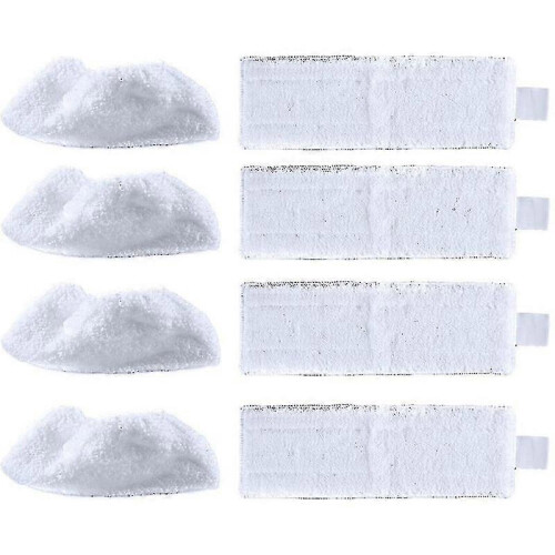 Set mit 8 Mikrofaser-Wischmopp-Pads, kompatibel mit Kärcher Easyfix SC2, SC3, SC4 1