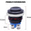 round start button momentary push button switch start button car start button waterproof button switch momentary metal black shell 3
