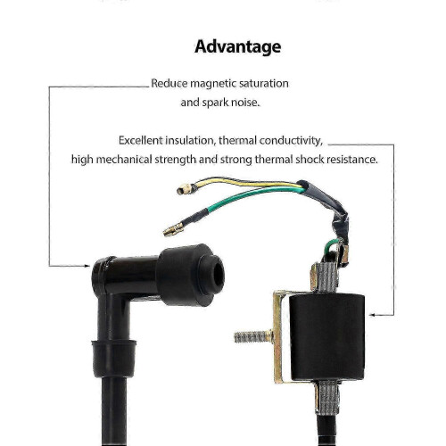 Ignition Coil Kit for 50Cc 125Cc Dirt Bikes and Quad Bikes EU Version 2