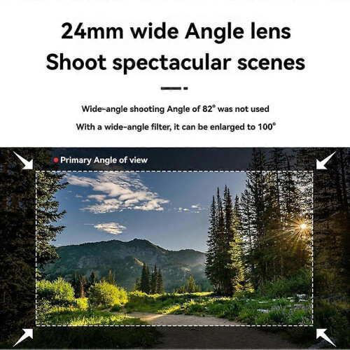 Wide Angle Lens Filter for FLIP Extension View Wide-Angle Filter Scene Lens Gimbal Handle Camera Accessory 2