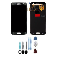 LCD-Bildschirm & Touchscreen - SAMSUNG - Galaxy S7 (G930F) - Original - Schwarz - Ohne Gehäuse montiert