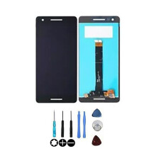 LCD-scherm - NOKIA - Nokia 2.1 - Geassembleerde touchscreen - Zonder behuizing - Zwart
