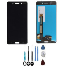 LCD-scherm en touchscreen - NOKIA - Nokia 60 - Zwart - Geassembleerd zonder behuizing - Compatibel met Nokia 60