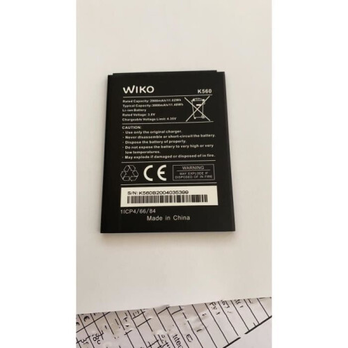 Batterie - WIKO - Type K560 - Pour Wiko Y61 - Originale - Lithium Ion
