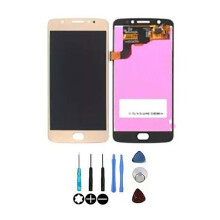 Pantalla LCD - Motorola - Moto E4 XT1766 - Oro - Montada sin chasis - Reemplazo