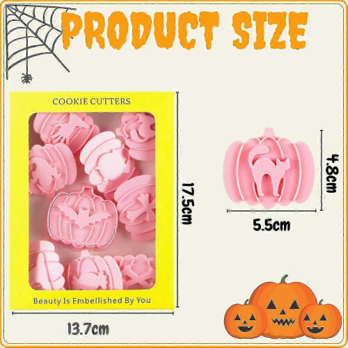 Geisterkürbis-Ausstechformen – 3D-Halloween-Backset 2