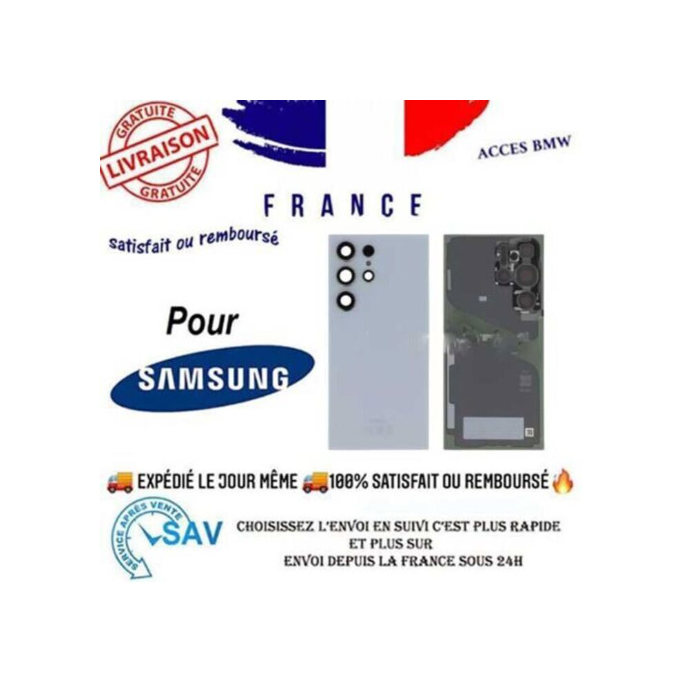 Batterie- Und Rückglas - Galaxy S24 Ultra (S928b) - Titanblau - Original - Ersatzteil Samsung 3000000284575