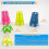 Golf tees for driving range, 19pcs simulator tees for indoor practice 3