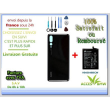 Batterie - HUAWEI - HB436486ECW (P20 Pro+) - Original - Schwarz - Abdeckung &amp; Werkzeuge enthalten