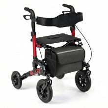 2-in-1-Rollator & Rollstuhl, faltbar, Tragkraft 136 kg