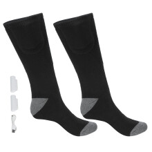 Thermische sokken met elektrische verwarming, USB-oplaadbaar, instelbare temperatuur, verwarmd winter schoeisel voor buitensporten, heren en dames, 3