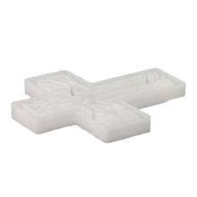 Elegant Hollow Crossed Silicone Mold For Craft Project Resin