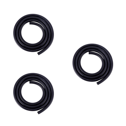 3Pièces Bande En Latex Naturel Noir Accessoire De
