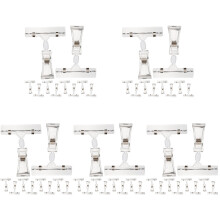50Pièces Mini Clips Ajustables Double Face Supports
