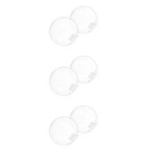 6Pcs Transparent Glass Globe Lamp Shade Easy Install for Home Lighting