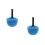 2Pcs Blue Cobweb Duster Brush Head for Ceiling Fan and Window Cleaning 1