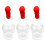 3Pcs Transparent Glass Dropper Bottles Refillable for Essential Oils 1