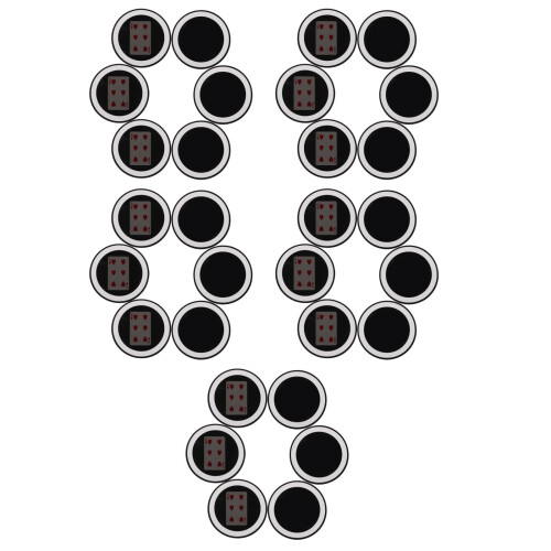 30Pcs Plastic Magician Mirror Trick Props for Party Use