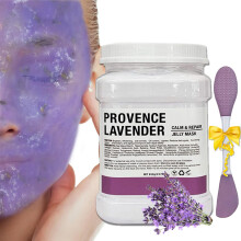 Ouhans Jelly Mask Pulver für Gesichtsbehandlungen, Lavendel Jelly Masks, Feuchtigkeitsspendend, Aufhellend & Nährend