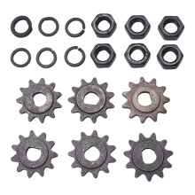 25H-Kettenrad für Motor, 10 mm Innendurchmesser, aus langlebigem Metall