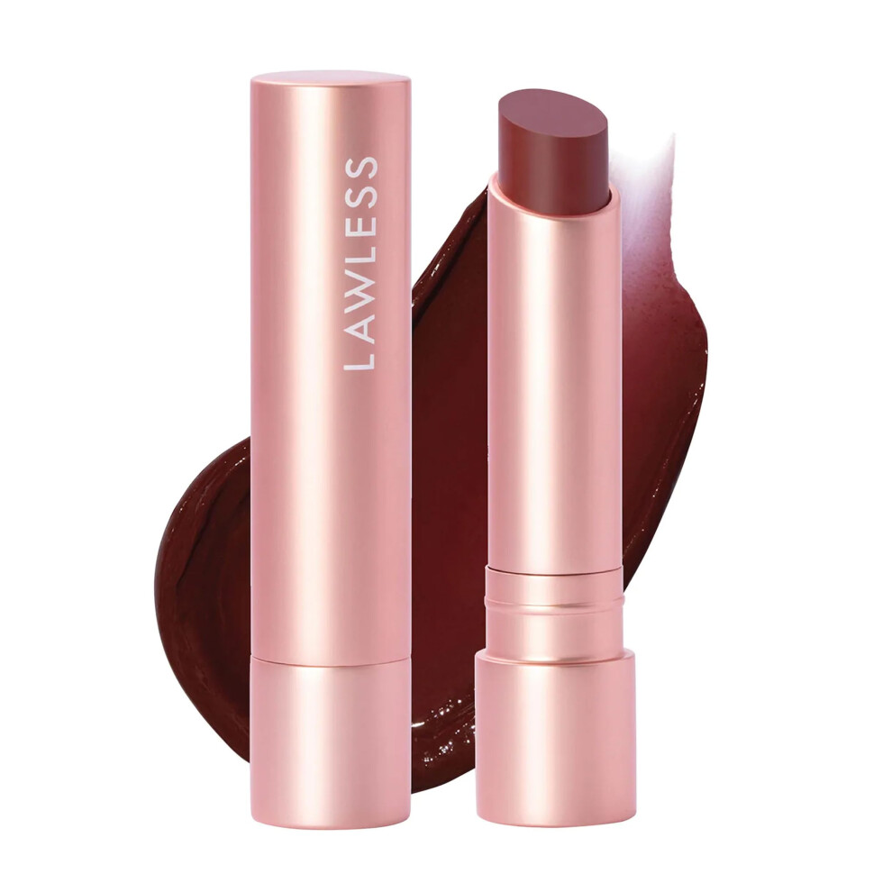 Lawless Forget The Filler Lip Plumping Line Smoothing Tinted Balm - Sugarplum - Premium Tinted Lip Balm With Natural Ingredients To Plump And Smooth L