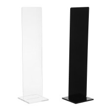 2Pcs Portable Acrylic Note Card Stands, Sleek Design for Home Office