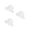 3Pcs White Flower-Shaped Plastic Lamp Shade Replacement for Home Use 1