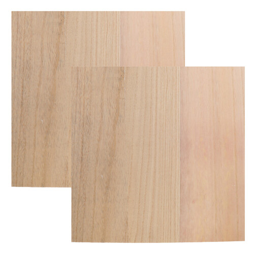 2Pcs Unfinished Wood Veneer Sheets for DIY Wardrobe Organizer