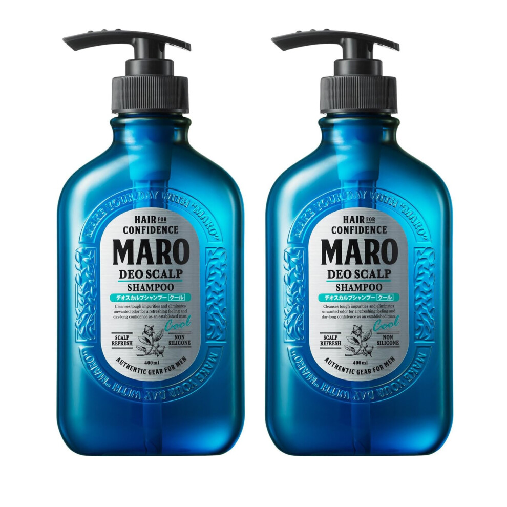 Maro Deo Scalp Shampoo Cool Shampoo Scalp Cleanser For Build Up - Scalp Cleansing Shampoo - Soothing Cool Shampoo Designed To Remove Dirt & Odor & Ref