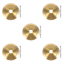 5Sets Metal Lampshade Fastening Rings Golden Shade Connector for Lamps
