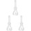 3Pcs Transparent Glass Pycnometer Bottles with Stopper for Lab Storage 1
