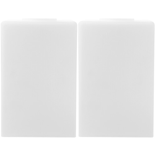 2Pcs White Glass Lampshade Replacement for Pendant Ceiling Light Decor