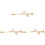 3Pcs Vintage Design Bars Suit Tie Pins Men 1