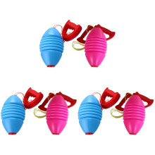 6Pcs Durable Elastic Pulling Balls Pink Fun Hand Fitness
