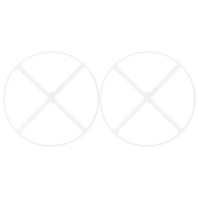 2Pièces Anneaux Pour Support Moustiquaire Lit