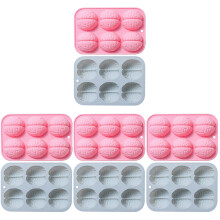 8Pcs Flexible Silicone Brain Mold Set for Chocolate Candy Baking DIY