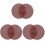 6Pcs Coffee Cloth Diffuser Lamp Shades for Warm Lighting 1
