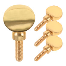 4Pcs Brass Saxophone Neck Screws Golden Stable Fit for Tenor Alto Sax