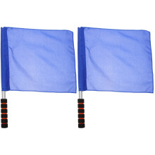 2Pcs Sturdy Cotton Racing Conducting Flags Handheld Sports Flags