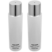 2Pcs White Blow Drying Round Brush for Curly Long Hair Styling Women