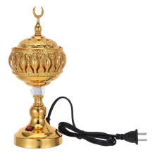 Decorative Electric Metal Incense Burner with Arabian Retro Charm
