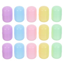 50Pièces Capsules Mini Rondes Réutilisables Pour Cadeaux De