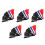 15Pcs Multicolor Folding Handheld Fan Props for Parties 1