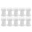 10Pcs Resin Roman Column Candle Holders White Mini Pillars for Decor 1
