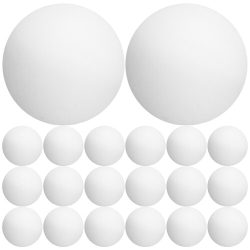 30Pièces De Tennis De Table Blanches ABS Pour Usage