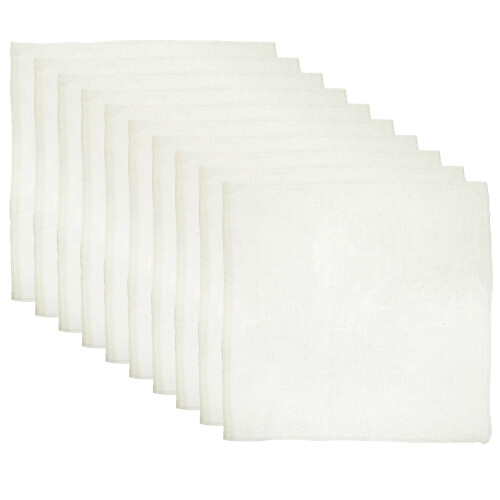 20St -Gebroken Katoenen Zeefdoek Herbruikbaar Beige Filter